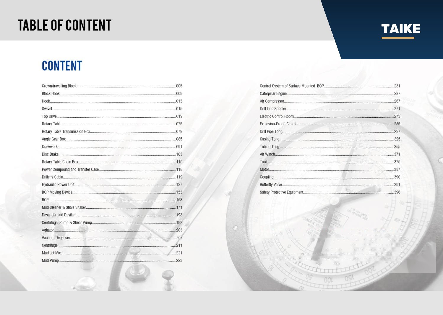 Spare parts manual page 003